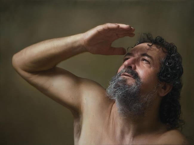 hyper realism painting by Javier Arizabalo